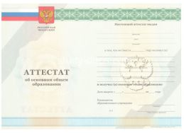 Аттестат за 9 класс 2011-2012 в Новошахтинске